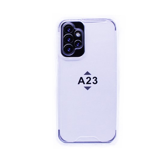 Silicone Hard Corners Case For Samsung Galaxy A23 Transparent